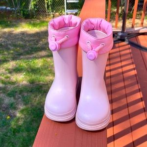 Igor toddler girl rain boots sz 23 in pink